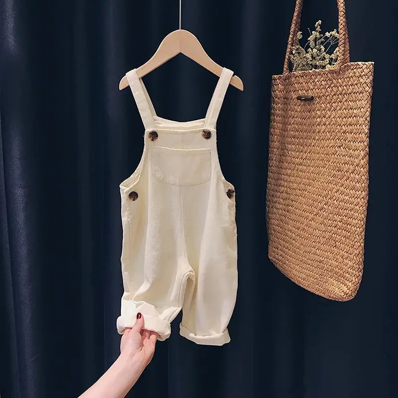 -キッズオーバーオール デニム サスペンダーパンツ 2カラー - mamahalo shop - オーバーオール -  べビー服 - 子供服 - 男の子 - 女の子