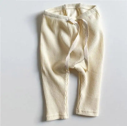 -ベビー リブ レギンス パンツ - mamahalo shop - レギンスパンツ -  べビー服 - 子供服 - 男の子 - 女の子