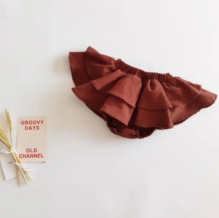 -☺︎ ベビーブルマ ダブルフリルブルマパンツ - mamahalo shop - ブルマパンツ -  べビー服 - 子供服 - 男の子 - 女の子