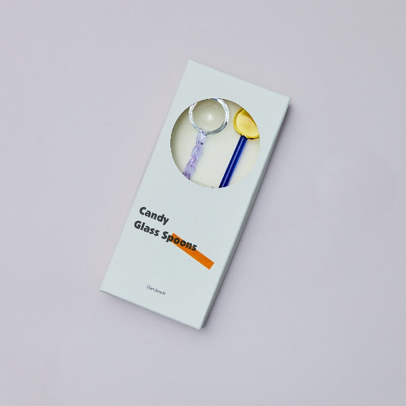 -# スプーン デザート ガラス コーヒー 攪拌 マドラー カトラリー【mh0002806】 - mamahalo shop - カトラリー -  べビー服 - 子供服 - 男の子 - 女の子