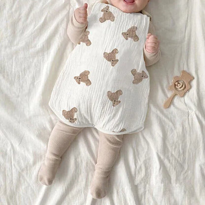 -ベビー くま ブランケット スリーパー - mamahalo shop - ベビーブランケット・タオル -  べビー服 - 子供服 - 男の子 - 女の子