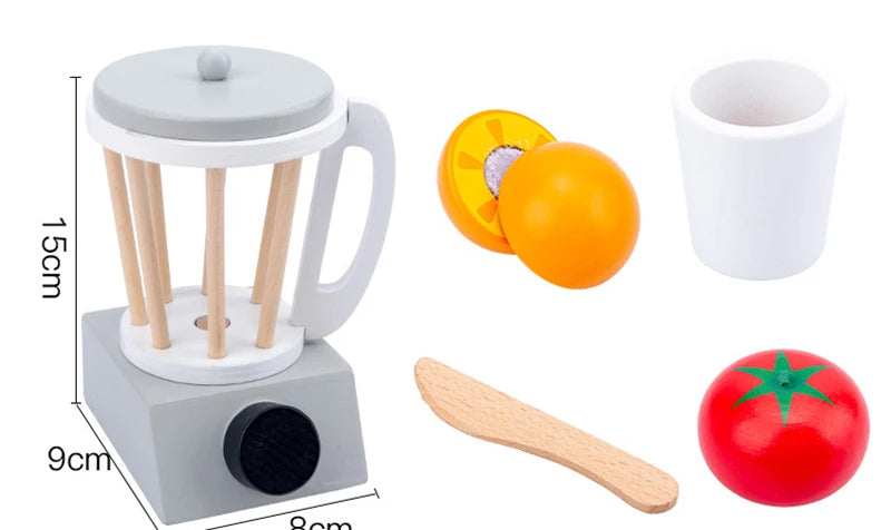 -ウッドトイ 木製 おままごと トースター ブレンダー ミキサー 電子レンジ クッキング セット キッチンツール【mh0001570】 - mamahalo shop - Toy (おもちゃ・木製玩具）etc. -  べビー服 - 子供服 - 男の子 - 女の子