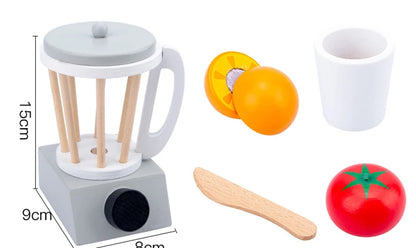 -ウッドトイ 木製 おままごと トースター ブレンダー ミキサー 電子レンジ クッキング セット キッチンツール【mh0001570】 - mamahalo shop - Toy (おもちゃ・木製玩具）etc. -  べビー服 - 子供服 - 男の子 - 女の子