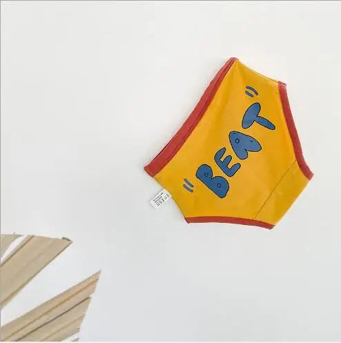 -キッズ下着 ガールズボーイズパンツ アンダーウェア レターロゴ ブリーフ【mh0004083】 - mamahalo shop - 幼児用下着 -  べビー服 - 子供服 - 男の子 - 女の子