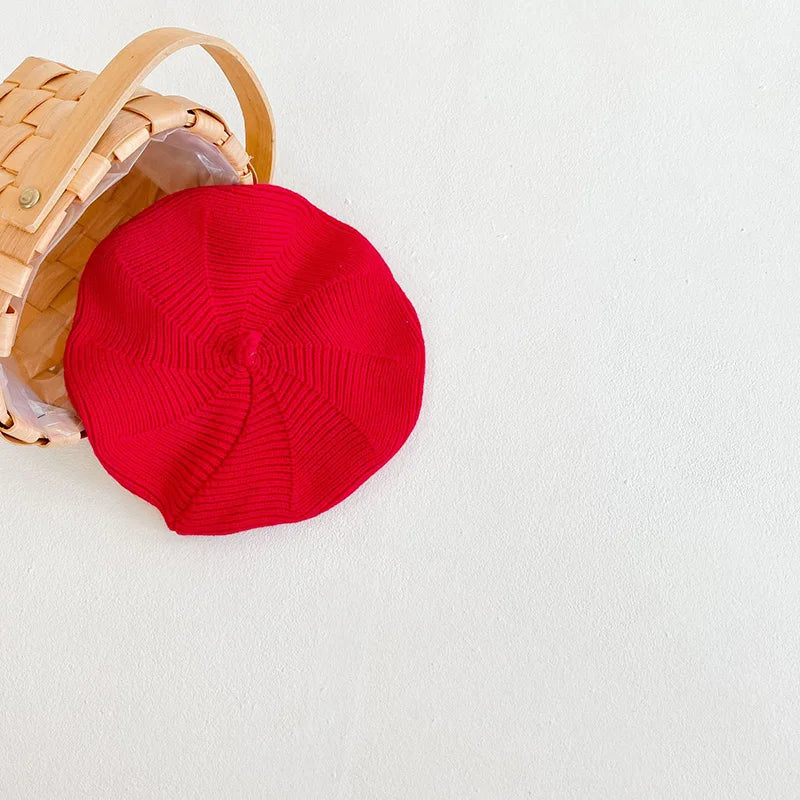 -ベビー帽子 ニット ベレー帽 ハット - mamahalo shop - ベビー用帽子 -  べビー服 - 子供服 - 男の子 - 女の子