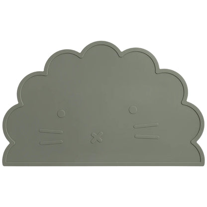 -☺︎ ベビー用シリコンプレースマット 猫キャットデザイン 子供用食器マット ベビー食事用パッド ランチョンマット - mamahalo shop - お食事マット -  べビー服 - 子供服 - 男の子 - 女の子