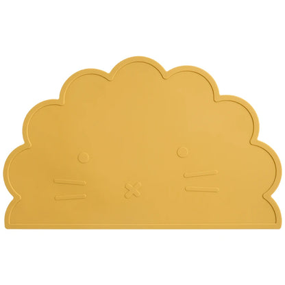 -☺︎ ベビー用シリコンプレースマット 猫キャットデザイン 子供用食器マット ベビー食事用パッド ランチョンマット - mamahalo shop - お食事マット -  べビー服 - 子供服 - 男の子 - 女の子