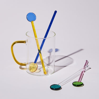 -# スプーン デザート ガラス コーヒー 攪拌 マドラー カトラリー【mh0002806】 - mamahalo shop - カトラリー -  べビー服 - 子供服 - 男の子 - 女の子