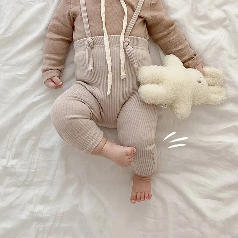 -ベビー サスペンダー レギンス パンツ【mh0000405】 - mamahalo shop - レギンスパンツ -  べビー服 - 子供服 - 男の子 - 女の子