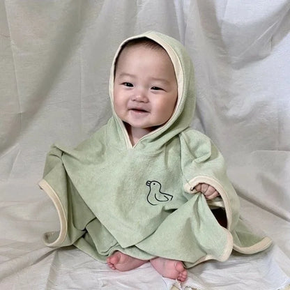 -ベビー キッズ フーディ タオル ローブ プールタオル フード付きタオル - mamahalo shop - ベビーブランケット・タオル -  べビー服 - 子供服 - 男の子 - 女の子