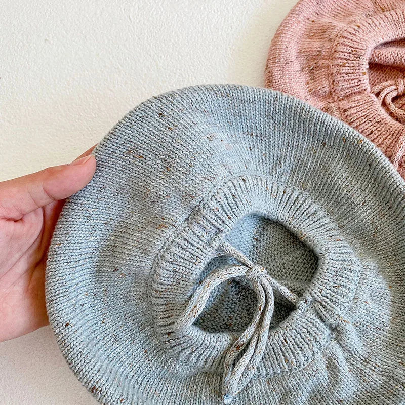 -ベビー キッズ ニット ベレー帽 帽子 - mamahalo shop - ベビー用帽子 -  べビー服 - 子供服 - 男の子 - 女の子