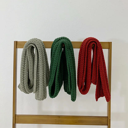 -ベビー キッズ ニット マフラー - mamahalo shop - ネックウォーマー -  べビー服 - 子供服 - 男の子 - 女の子