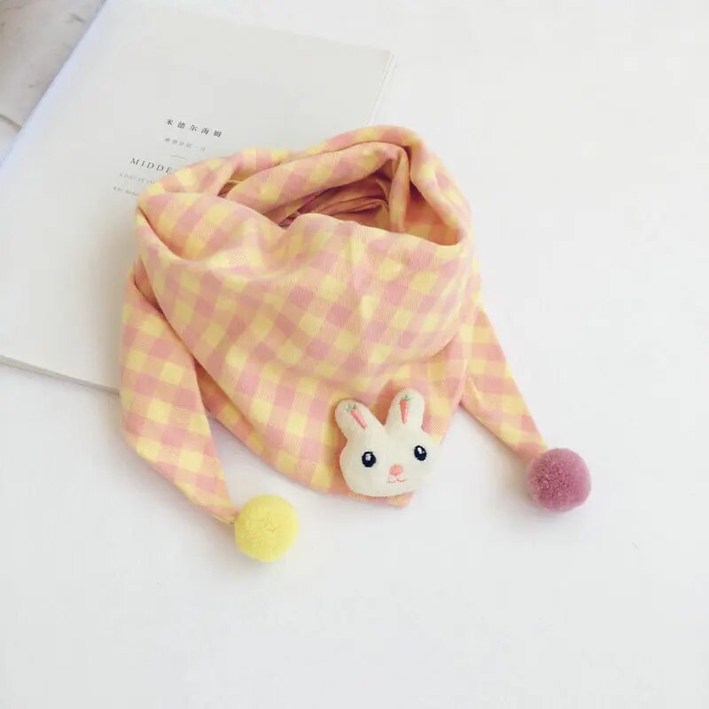 -キッズマフラー チェック スカーフ マフラー ユニセックス 男の子 女の子 子供服 - mamahalo shop - ネックウォーマー -  べビー服 - 子供服 - 男の子 - 女の子