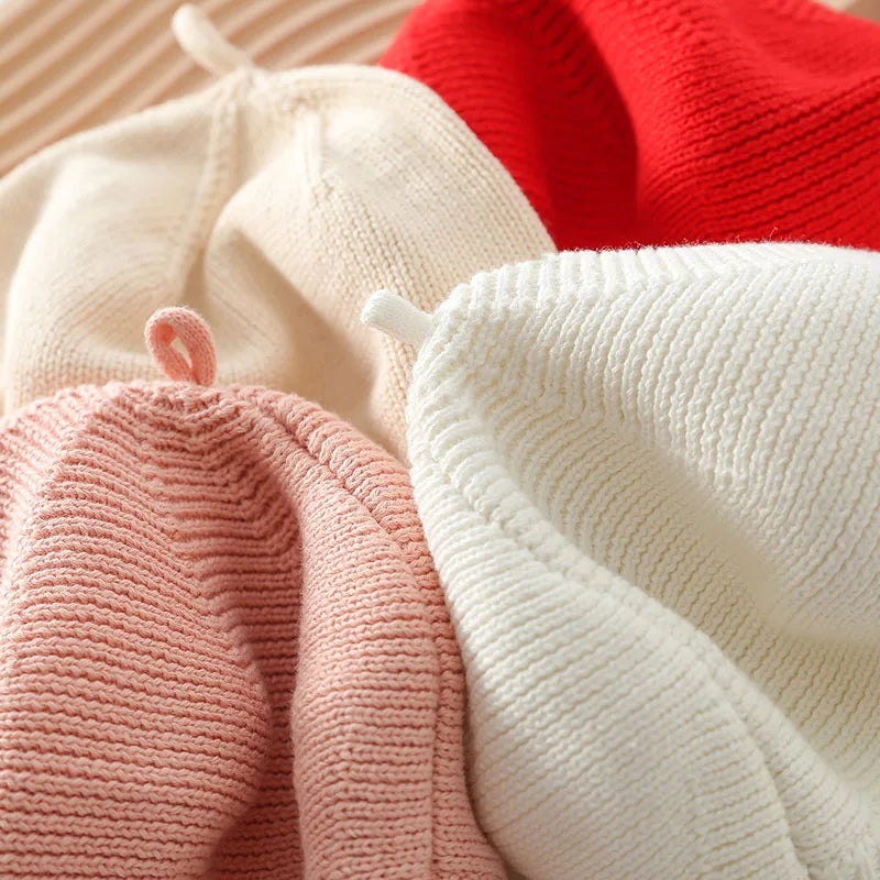 -ベビー帽子 ニット ベレー帽 6カラー【mh0000086】 - mamahalo shop - ベビー用帽子 -  べビー服 - 子供服 - 男の子 - 女の子