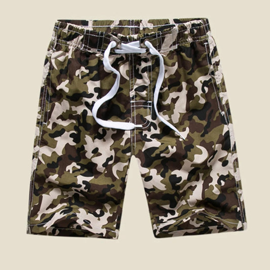 -キッズジュニア水着 ボーイズパンツ スイムパンツ スイムショーツ カモフラ スイムウェア【mh0005126】 - mamahalo shop - ベビー用水着 -  べビー服 - 子供服 - 男の子 - 女の子