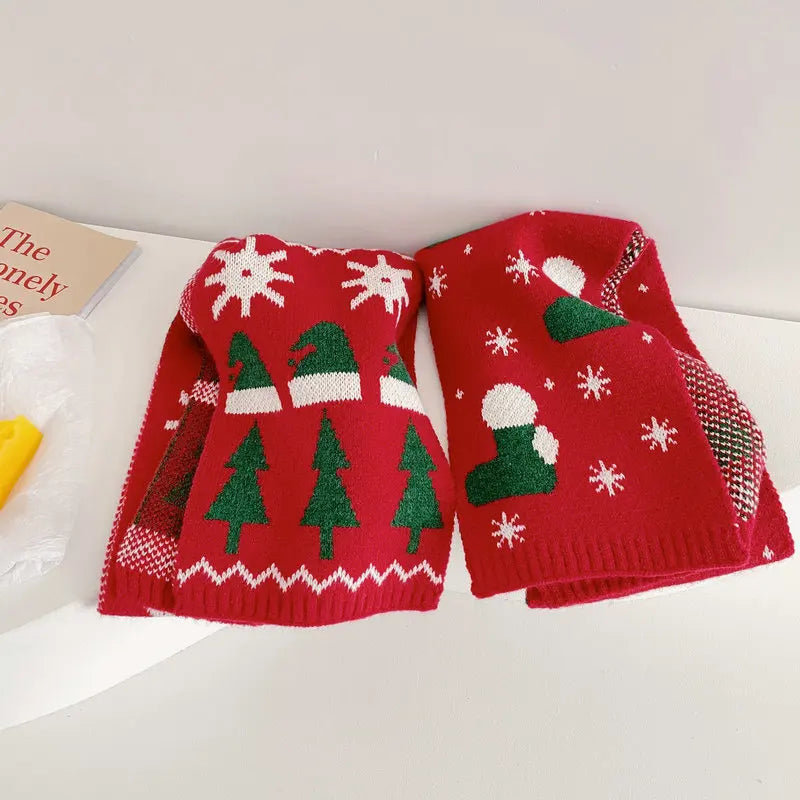 -ベビー キッズ クリスマス マフラー【mh0000214】 - mamahalo shop - ネックウォーマー -  べビー服 - 子供服 - 男の子 - 女の子