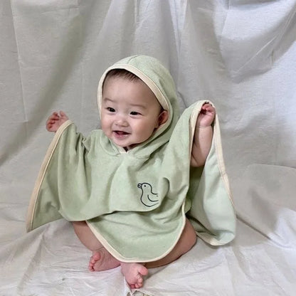 -ベビー キッズ フーディ タオル ローブ プールタオル フード付きタオル - mamahalo shop - ベビーブランケット・タオル -  べビー服 - 子供服 - 男の子 - 女の子