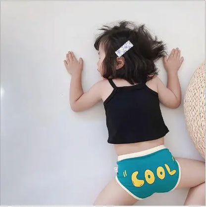 -キッズ下着 ガールズボーイズパンツ アンダーウェア レターロゴ ブリーフ【mh0004083】 - mamahalo shop - 幼児用下着 -  べビー服 - 子供服 - 男の子 - 女の子