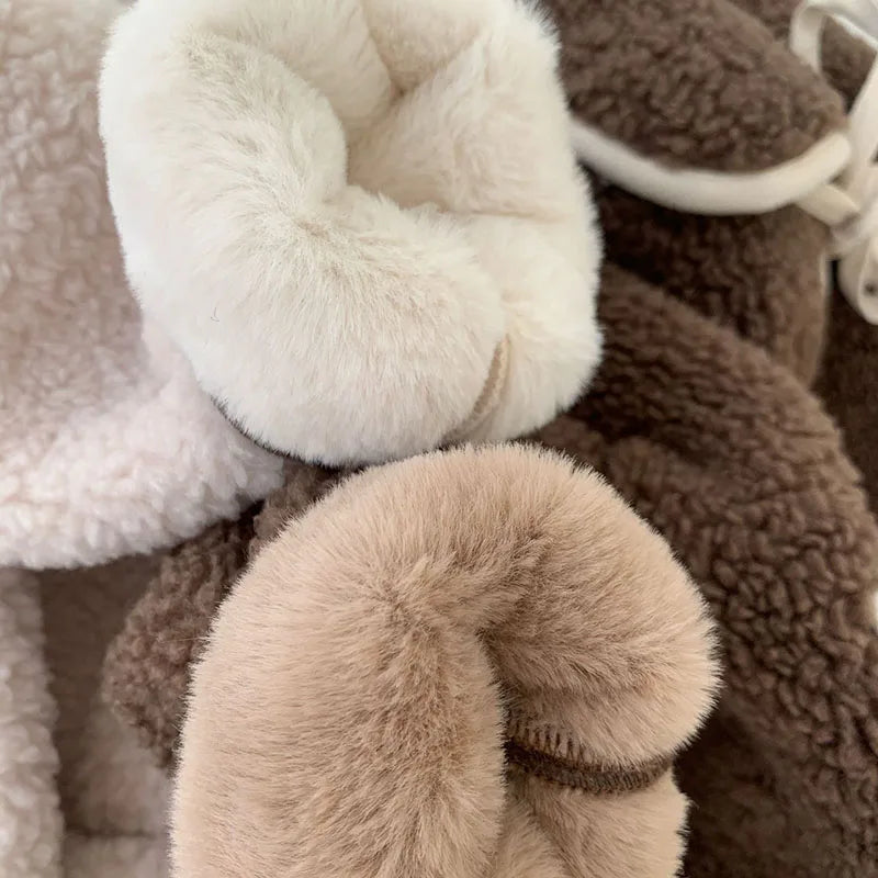 -キッズアウター ボアフリースジャケット リボンコート【mh0003479】 - mamahalo shop - ショートコート・ジャケット・ジャンパー -  べビー服 - 子供服 - 男の子 - 女の子