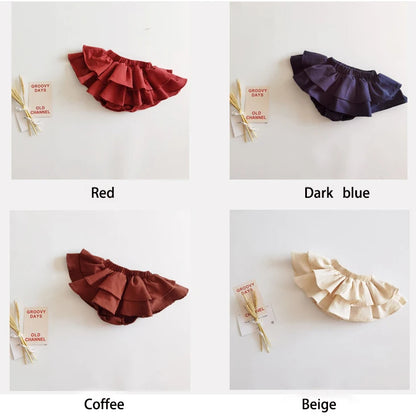 -☺︎ ベビーブルマ ダブルフリルブルマパンツ - mamahalo shop - ブルマパンツ -  べビー服 - 子供服 - 男の子 - 女の子