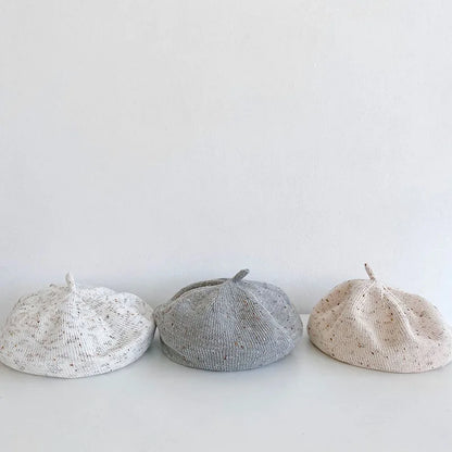 -ベビー キッズ ニット ベレー帽 帽子 - mamahalo shop - ベビー用帽子 -  べビー服 - 子供服 - 男の子 - 女の子