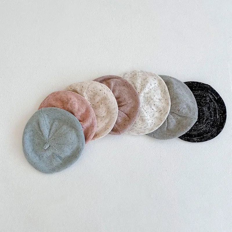 -ベビー キッズ ニット ベレー帽 帽子 - mamahalo shop - ベビー用帽子 -  べビー服 - 子供服 - 男の子 - 女の子