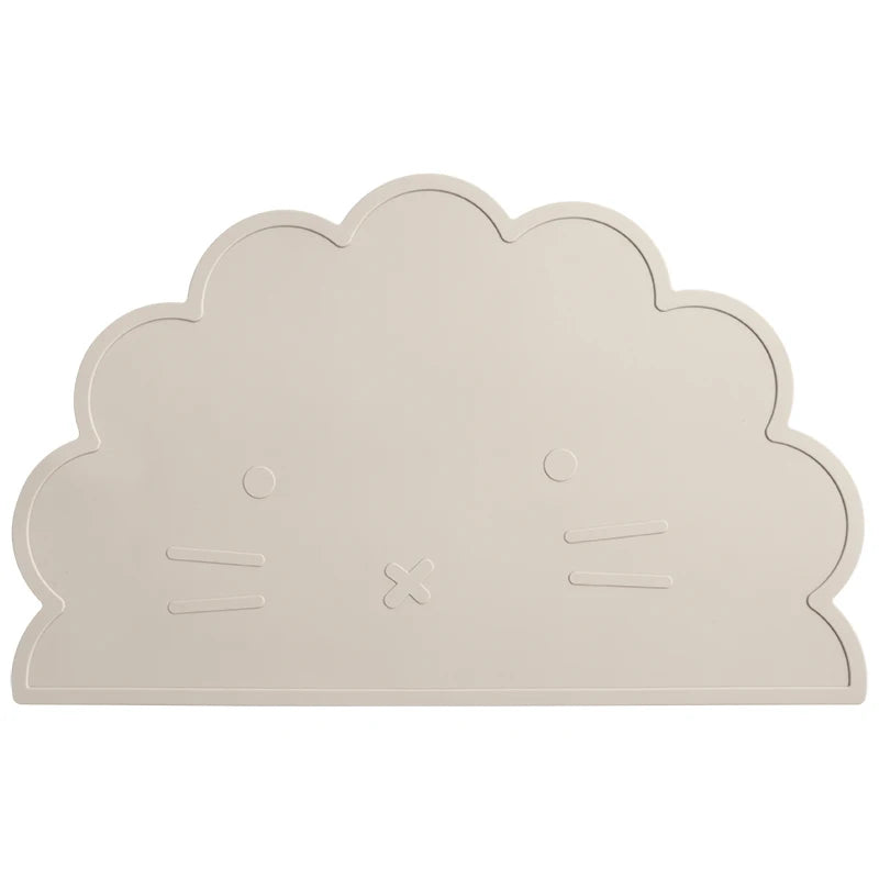 -☺︎ ベビー用シリコンプレースマット 猫キャットデザイン 子供用食器マット ベビー食事用パッド ランチョンマット - mamahalo shop - お食事マット -  べビー服 - 子供服 - 男の子 - 女の子