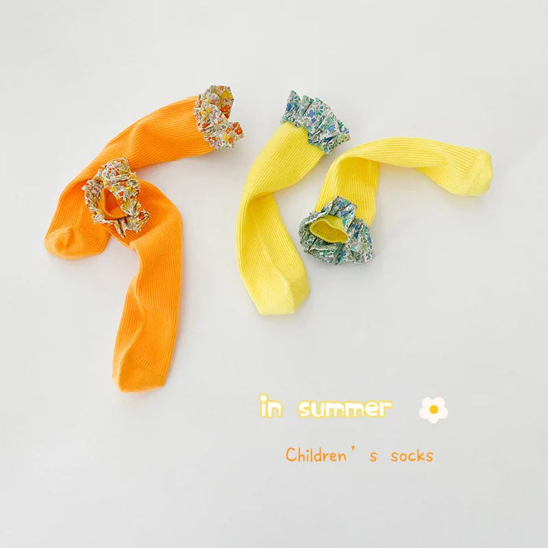 -ベビー キッズ フリル ソックス 靴下 2足 セット - mamahalo shop - ベビー用靴下・タイツ -  べビー服 - 子供服 - 男の子 - 女の子