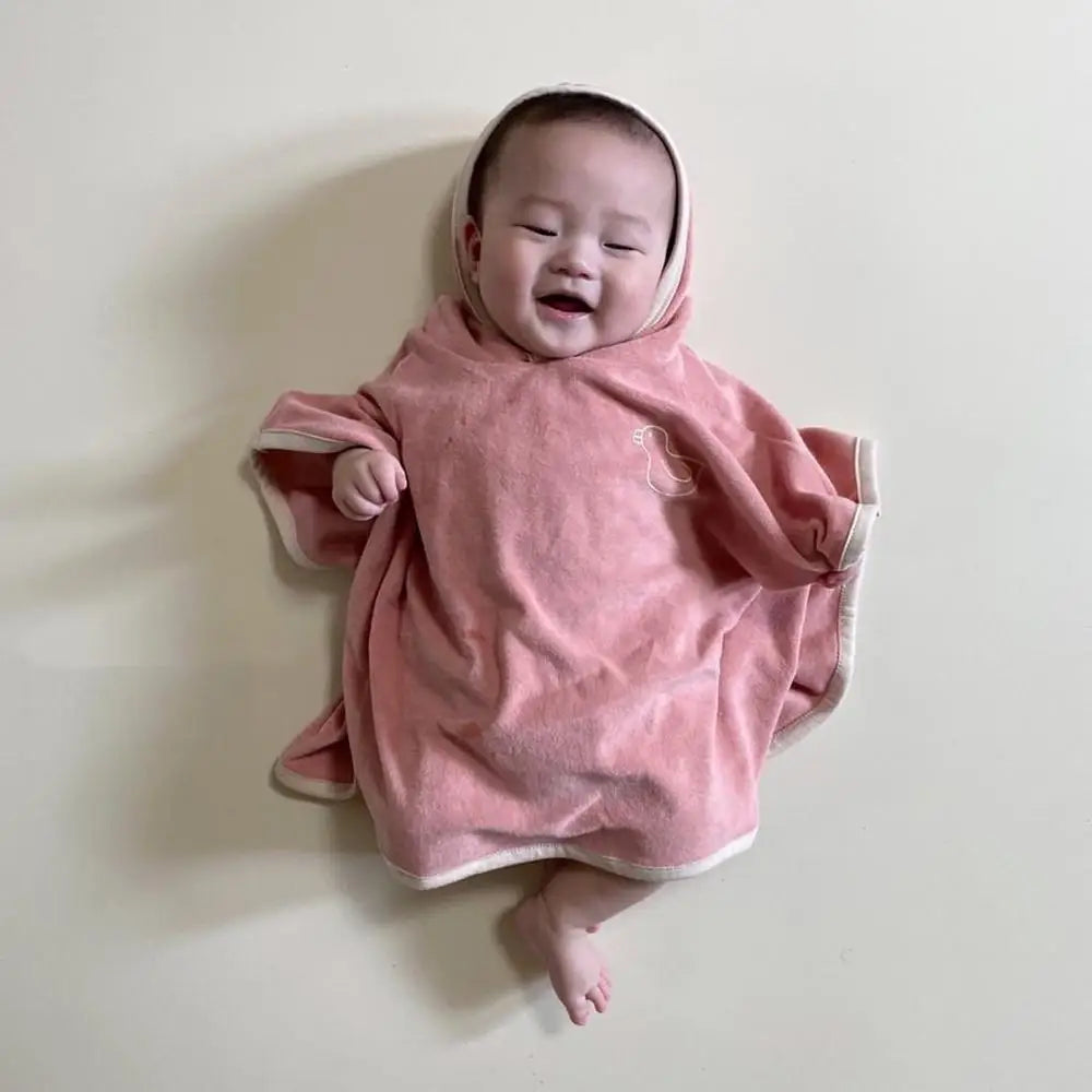 -ベビー キッズ フーディ タオル ローブ プールタオル フード付きタオル - mamahalo shop - ベビーブランケット・タオル -  べビー服 - 子供服 - 男の子 - 女の子