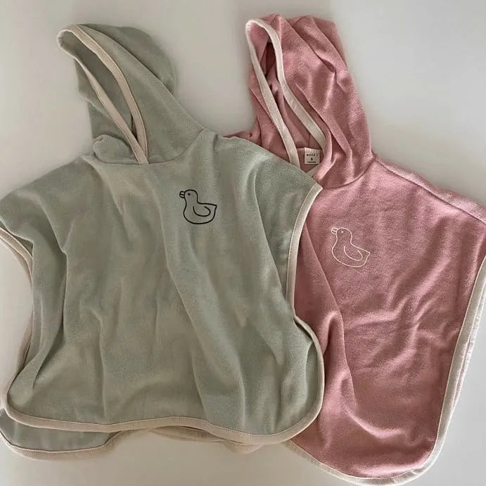 -ベビー キッズ フーディ タオル ローブ プールタオル フード付きタオル - mamahalo shop - ベビーブランケット・タオル -  べビー服 - 子供服 - 男の子 - 女の子