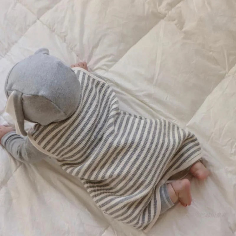 -ベビースリーパー ボーダー 寝袋 パジャマ【mh0003540】 - mamahalo shop - スリーパー -  べビー服 - 子供服 - 男の子 - 女の子