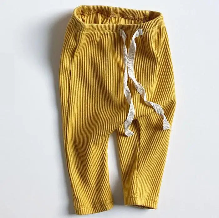 -ベビー リブ レギンス パンツ - mamahalo shop - レギンスパンツ -  べビー服 - 子供服 - 男の子 - 女の子
