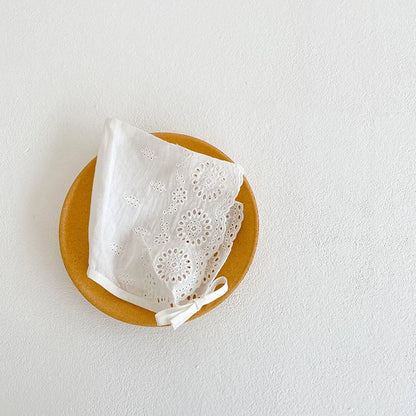 -ベビーセットアップ 3点セット 半袖ボディスーツ+レースエプロンスカート+ボンネット帽子【mh0006238】 - mamahalo shop - 半袖ロンパース -  べビー服 - 子供服 - 男の子 - 女の子