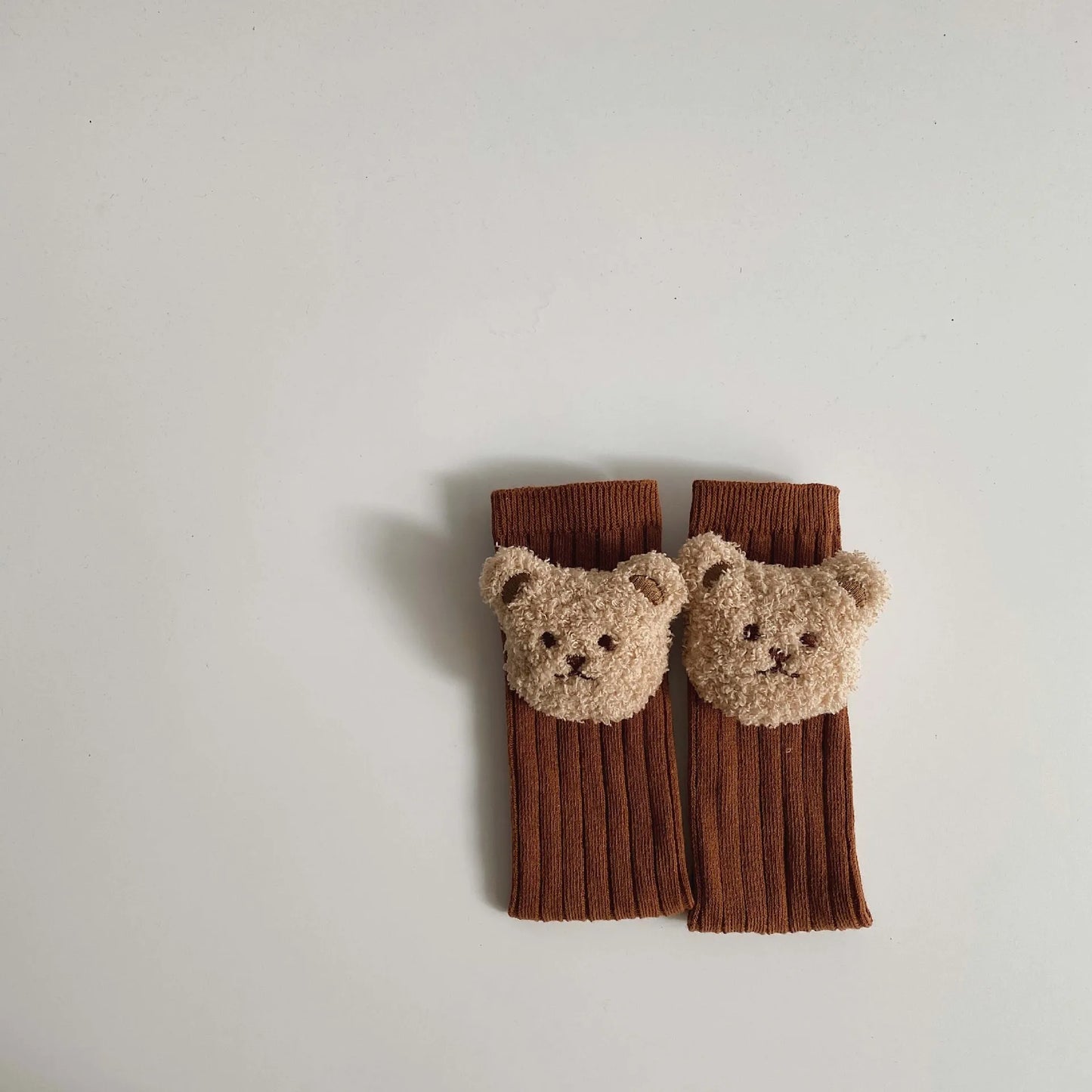 -ベビー キッズ くま ベア マスコット付きソックス 靴下【mh0003488】 - mamahalo shop - ベビー用靴下・タイツ -  べビー服 - 子供服 - 男の子 - 女の子