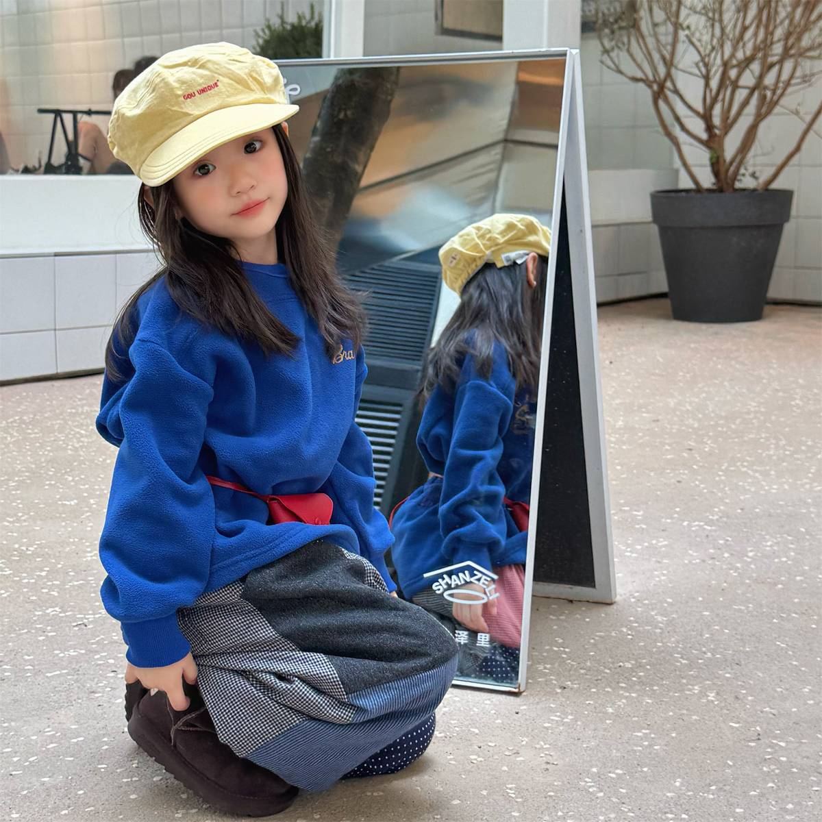 -長袖スウェット プルオーバー フリース素材 カジュアルトップス【mh0011401】 - mamahalo shop - トレーナー・フーディ -  べビー服 - 子供服 - 男の子 - 女の子