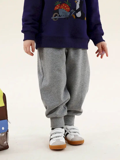 -ベーシックスウェットジョガーパンツ【mh0011301】 - mamahalo shop - ロングパンツ・スウェットパンツ -  べビー服 - 子供服 - 男の子 - 女の子