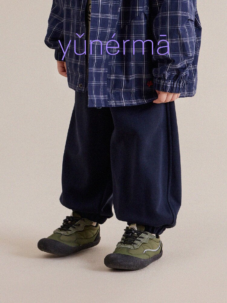 Pantalón de chándal jogger holgado con bolsillos con cremallera para niños y jóvenes [mh0014236]
