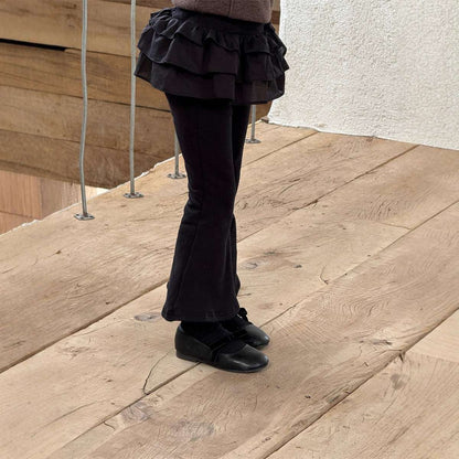 -裏起毛ニットフレアパンツ 防寒あったかベルボトムパンツ【mh0011439】 - mamahalo shop - レギンスパンツ -  べビー服 - 子供服 - 男の子 - 女の子