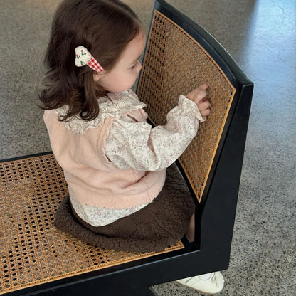 -クロシェ編みフリルニットンツインスカート【mh0011144】 - mamahalo shop - スカート -  べビー服 - 子供服 - 男の子 - 女の子