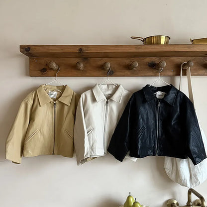 -落書き風キャラクターTシャツ ロゴ入りバックプリント長袖Tシャツ【mh0011065】 - mamahalo shop - 長袖Tシャツ -  べビー服 - 子供服 - 男の子 - 女の子