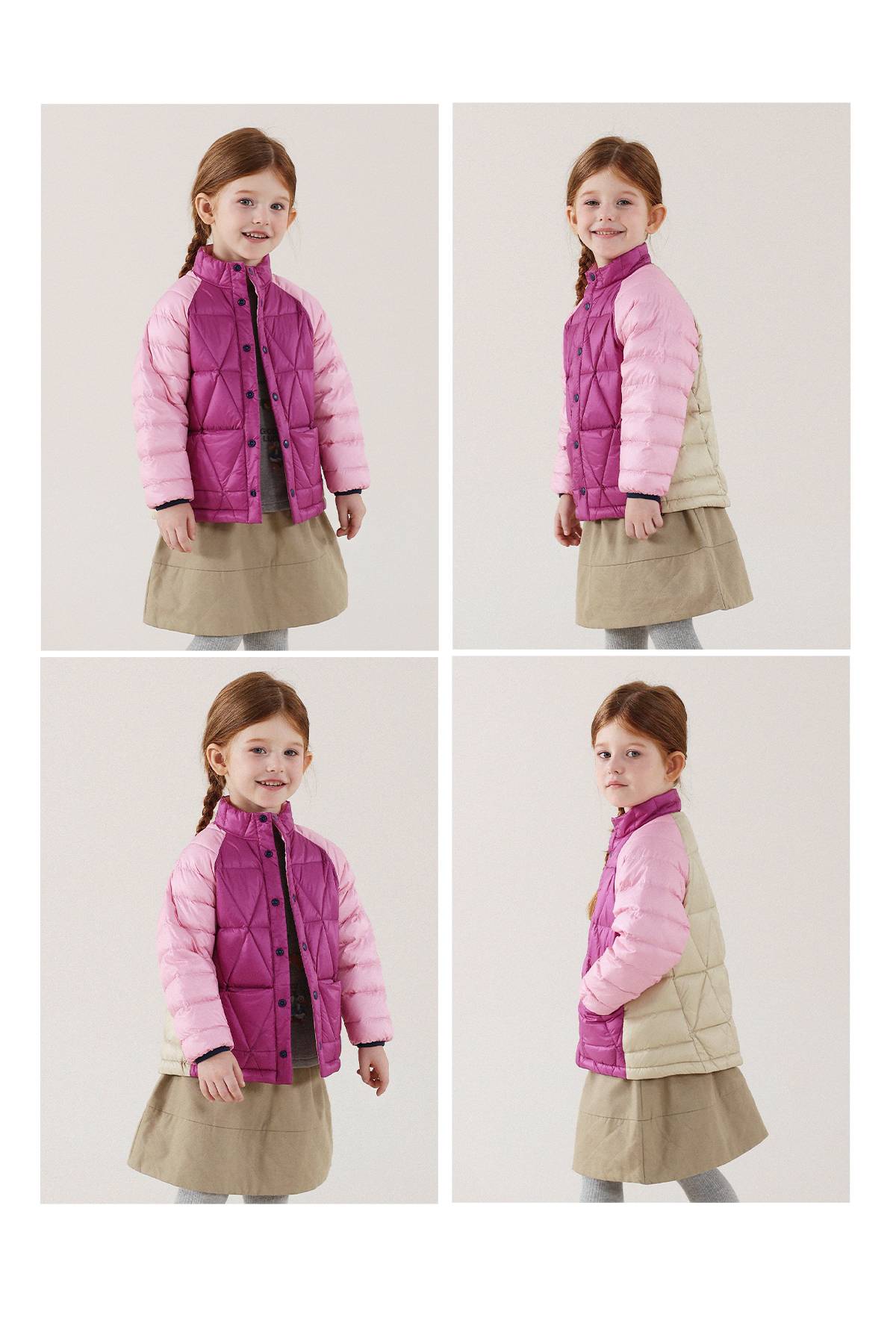 -キッズ ダウンジャケット 90%ホワイトダックダウン 撥水 軽量 アウター【mh0011344】 - mamahalo shop - ショートコート・ジャケット・ジャンパー -  べビー服 - 子供服 - 男の子 - 女の子