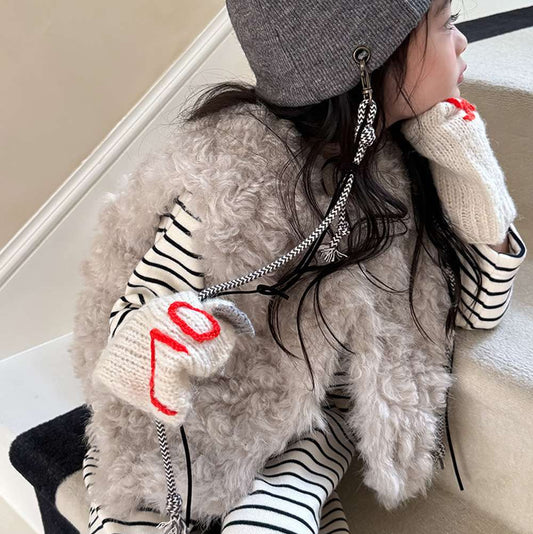 フェイクファーベスト | 中綿入り | プリンセスラインボアトップス【mh0011470】