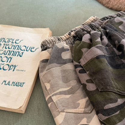 -カモフラ柄ロングパンツ 裏起毛 長ズボン カジュアルパンツ【mh0011414】 - mamahalo shop - ロングパンツ・スウェットパンツ -  べビー服 - 子供服 - 男の子 - 女の子