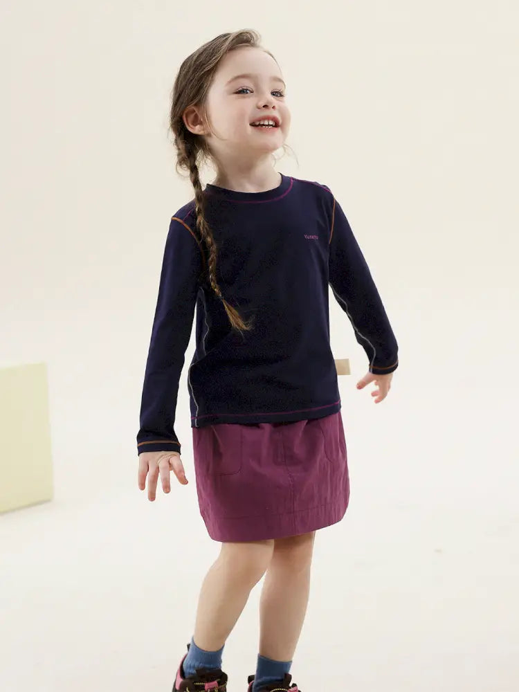 -切り替えステッチ長袖Tシャツ【mh0011300】 - mamahalo shop - 長袖Tシャツ -  べビー服 - 子供服 - 男の子 - 女の子