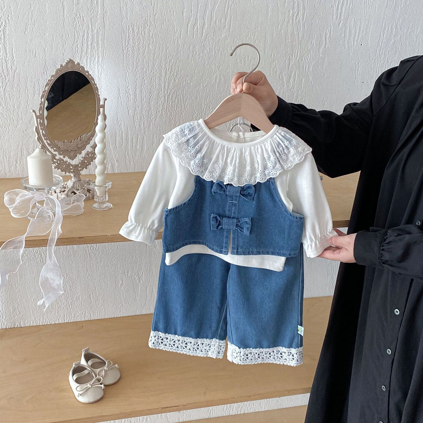 Denim Three-Piece Set デニム セットアップ【mh0012094】