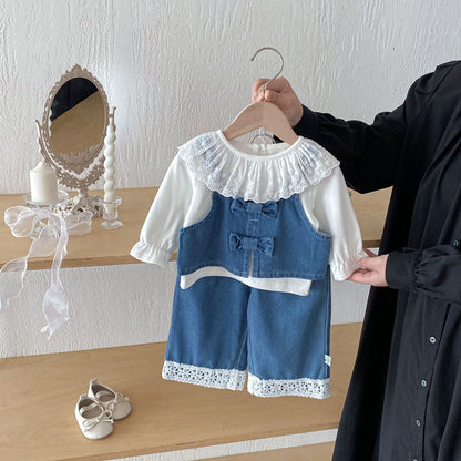 Denim Three-Piece Set デニム セットアップ【mh0012094】