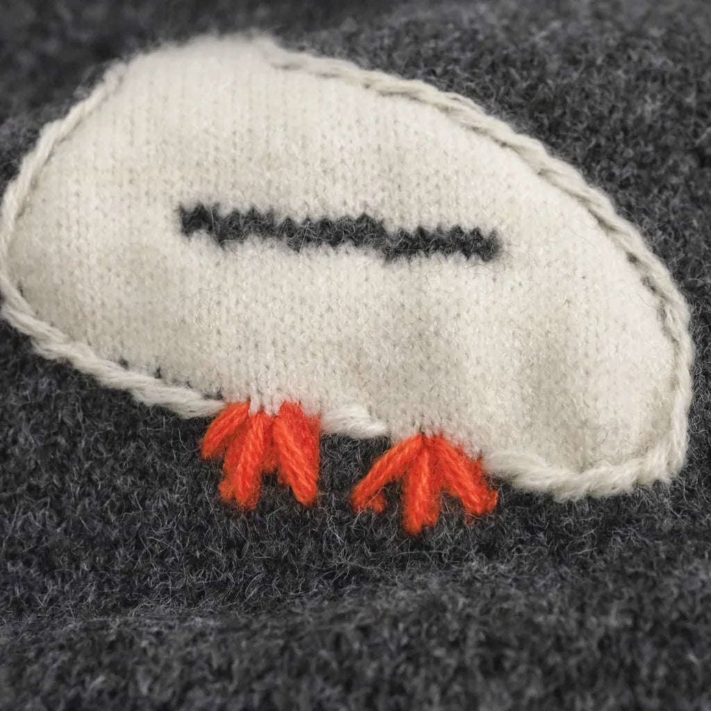 -アヒルアップリケハイネックニットセーター【mh0011274】 - mamahalo shop - ニット・セーター -  べビー服 - 子供服 - 男の子 - 女の子