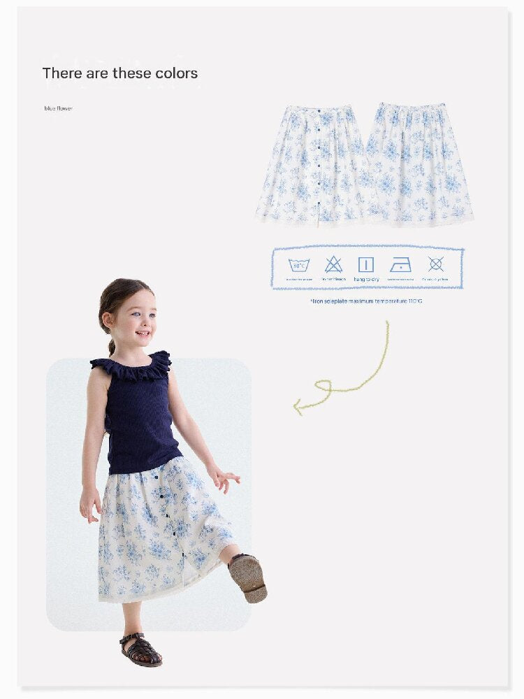 French Floral Lace Cotton Skirt レース ショートスカート【mh0013204】