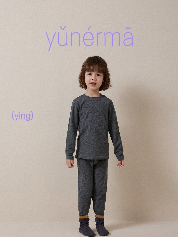 Conjunto de camiseta de manga larga y pantalón largo para niños [mh0014243]