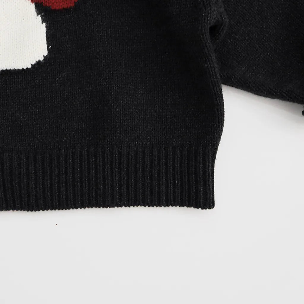 -きのこモチーフフーディニットセーター【mh0011285】 - mamahalo shop - ニット・セーター -  べビー服 - 子供服 - 男の子 - 女の子